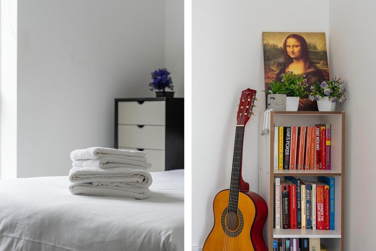 Deluxe Double Bed In Shared Apt Near Canary Wharf, City Airport & O2 Arena With Thames View ロンドン エクステリア 写真